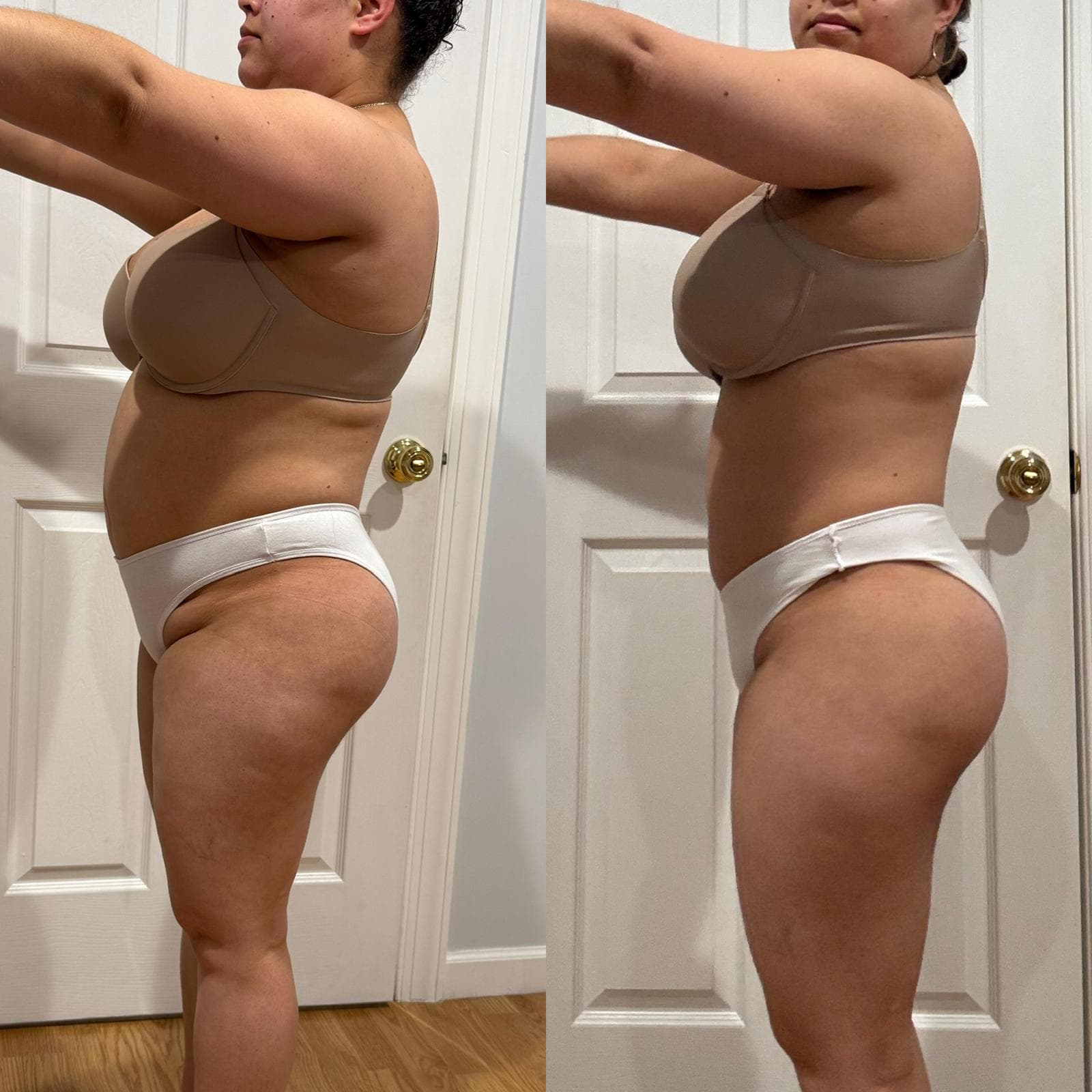 Antes y después de Ivonne, -6kg en 2 meses